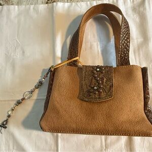 Buffalo leather - Eternal Perspective purse- hand crafted